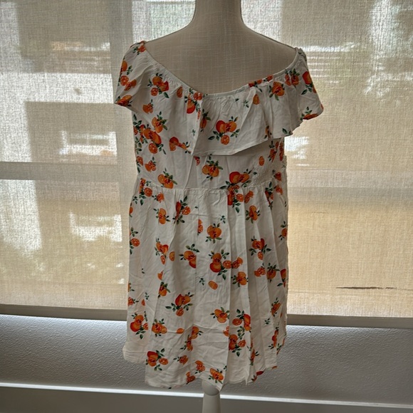 Nevena Rae NWOT Cute Off the Shoulder Orange Design Summer Dress - Picture 9 of 17